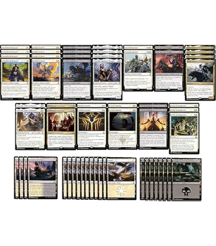 Amazon.com: MTG Decks & More Compatible with Magic: The Gathering: Mono  White Human Deck - Modern Legal - Custom Built - Magic The Gathering - MTG 
