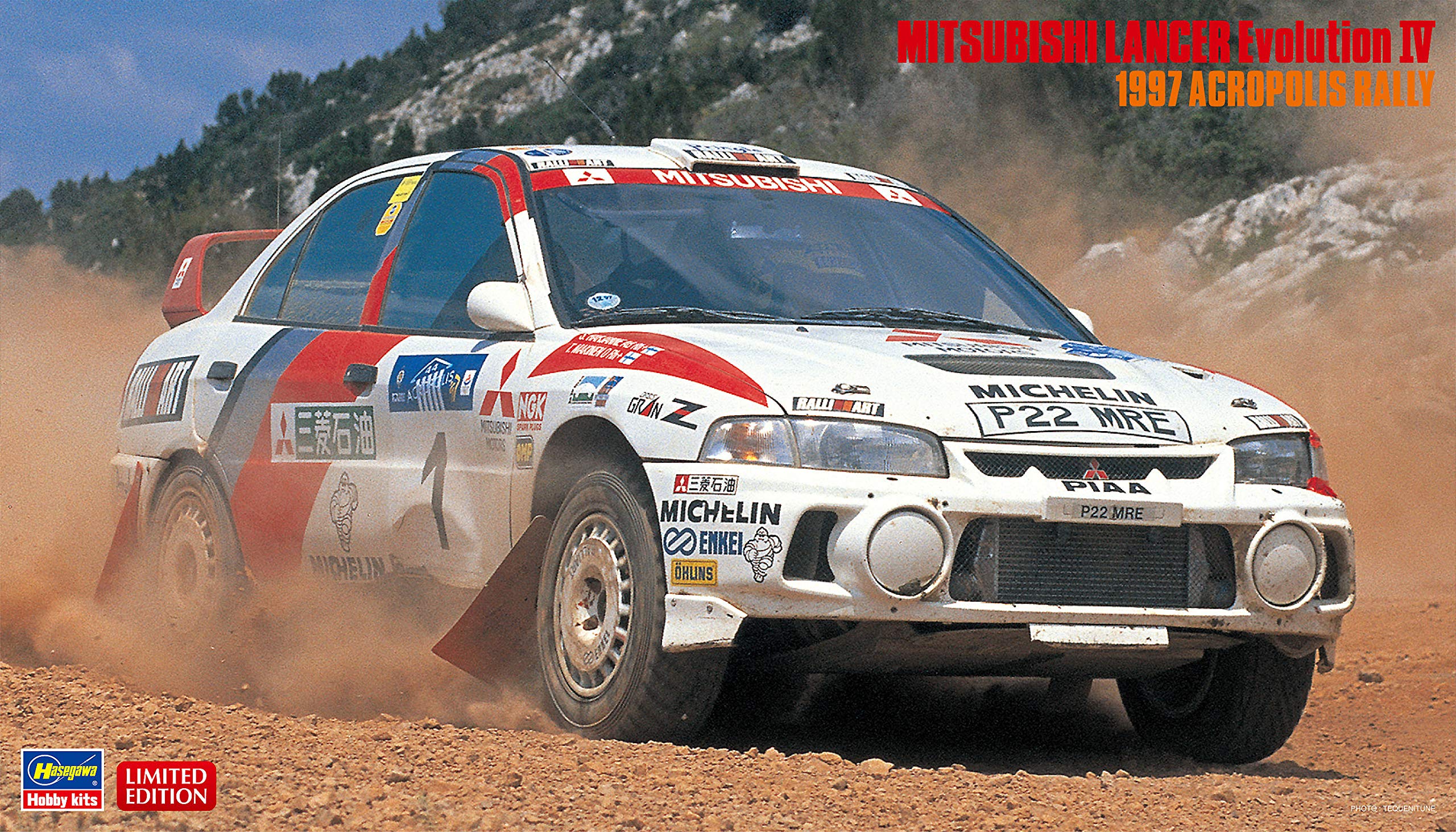 Hasegawa 1:24 Mitsubishi Lancer Evo IV - 1997 Acropolis Rally