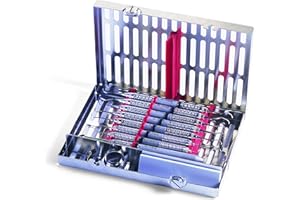 Hu-Friedy IM5080 IMS Signature Series 8 Instrument Cassette Tray Red Stainless Steel