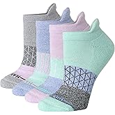 Hanes Women's Cushioned No Show Tab Socks (4-Pairs)