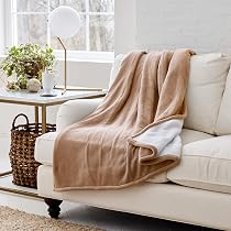 Amazon.com: Eddie Bauer | Smart Heated Electric Throw Blanket - Reversible  Sherpa - Hands Free Control - Wi-Fi Only (2.4GHz) - Compatible with Alexa,  Google, iOS, Android - Khaki : Home u0026 Kitchen