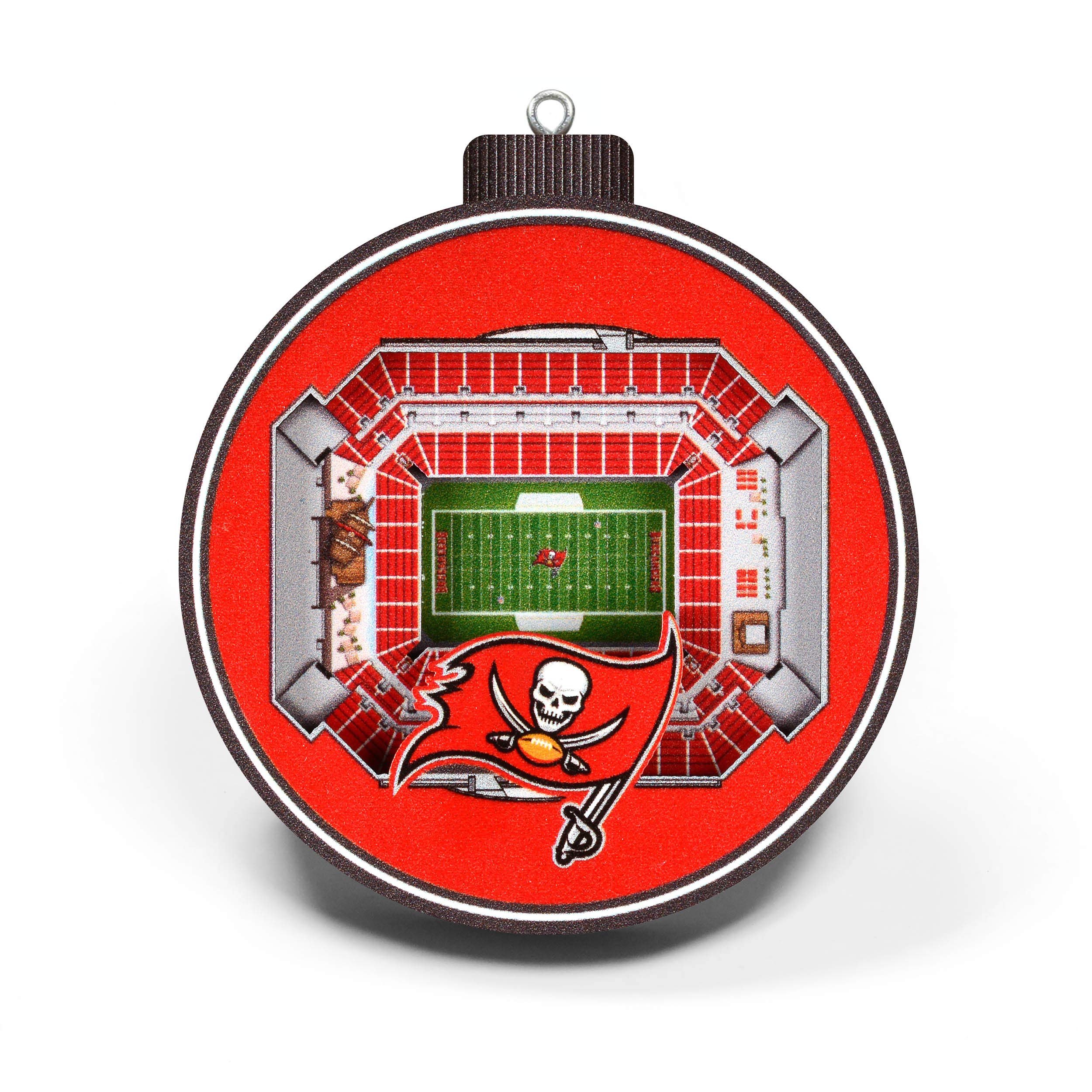 NFL Tampa Bay Buccaneers - Raymond James Stadium 3D StadiumView Ornament3D StadiumView Ornament, Team Colors, Large