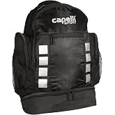 Capelli Sport 4-Cube Backpack, Black/Silver, One Size