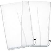 U.S. Pool Supply Fine Mesh Filter Bags for Leaf Vacuum Pool Cleaners, 2 Pk | 12" x 20" Replacement Net Bags, Pull-N-Lock Cord, Holds Leaves &amp; Debris - Universal Fit, Leaf Terminator, Eater, Gulper