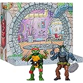 TEENAGE MUTANT NINJA Turtles Classic Remastered Raph vs. Rocksteady 2-Pack by Playmates Toys
