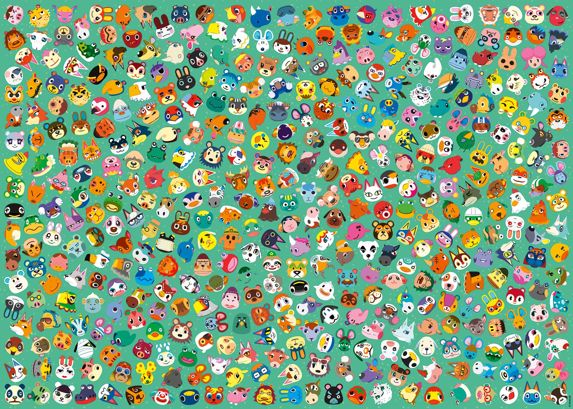 Ravensburger Animal Crossing 1000 Piece Jigsaw Puzzle for Kids and Adults Age 12 Years Up - Challenge Edition — image 1