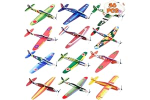 Force Flyers Kissdream 36 Pack 8 Inch Glider Planes - Birthday Party Favor Plane, Great Prize, Glider, Flying Models.