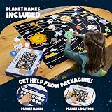 BONNYCO Solar System Felt Board 61 Figures Montessori Educational Toy view 4