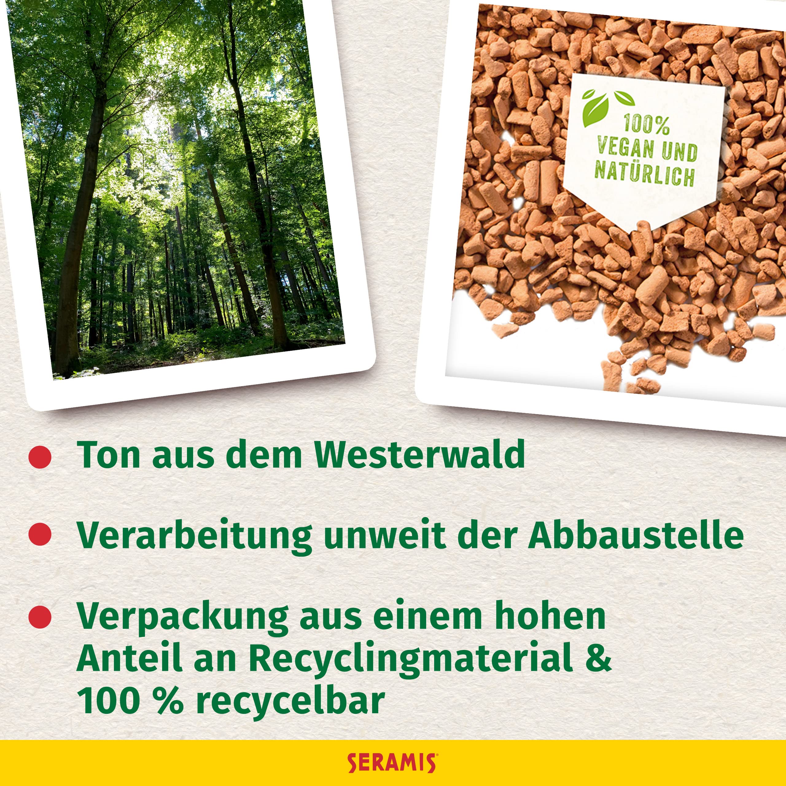 Seramis Bio-Pflanz-Granulat für Pflanzen und Kräuter, 6 l - Pflanzen Tongranulat, Pflanzenerde Ersatz zur Wasser- und Nährstoffspeicherung 5
