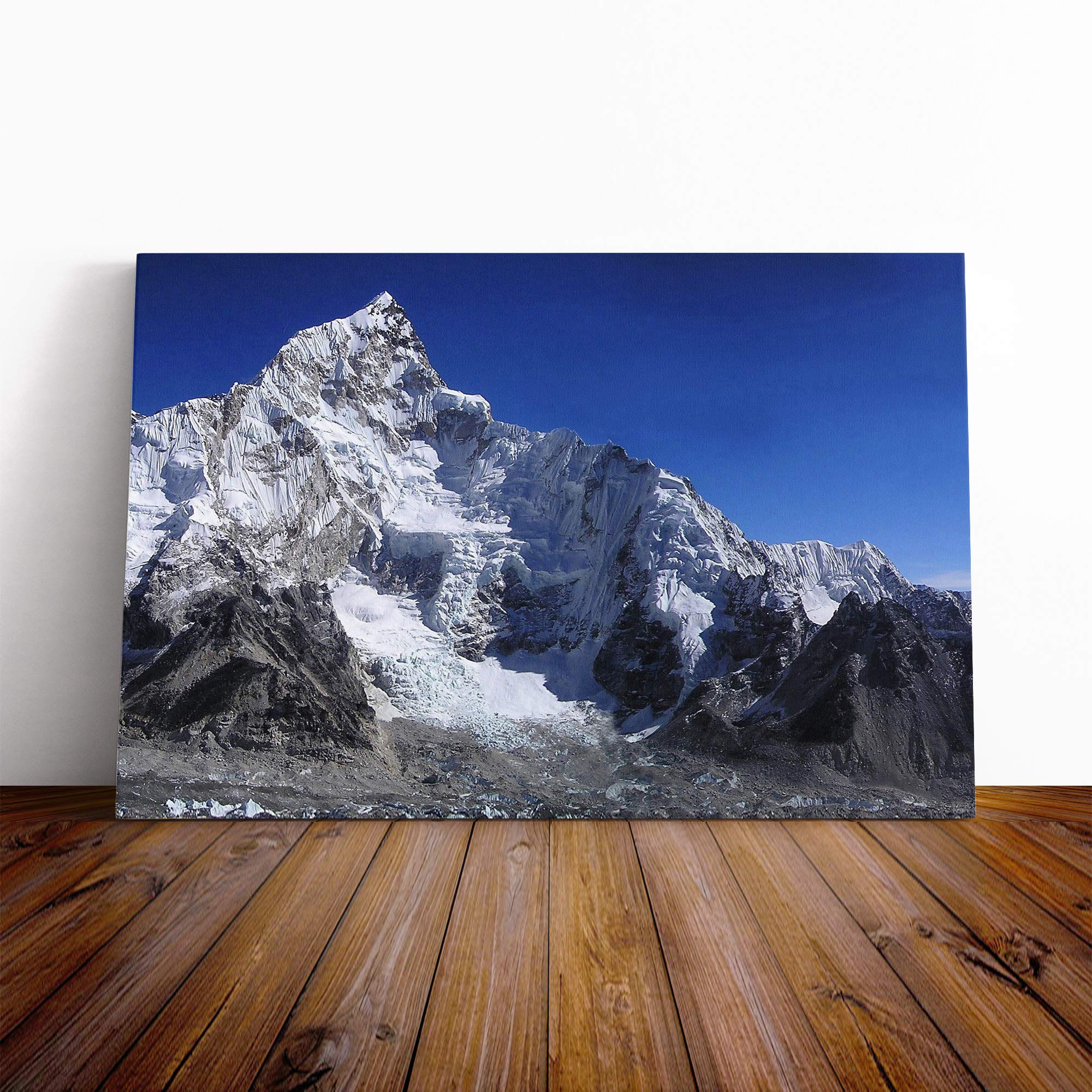 Landscape Everest Mountain (2) Canvas Print | Gallery Wrapped 30mm Frame Wall Art | 20x14 inches | Ready to Hang | Contemporary Landscape Picture | Living Room Bedroom Lounge Office