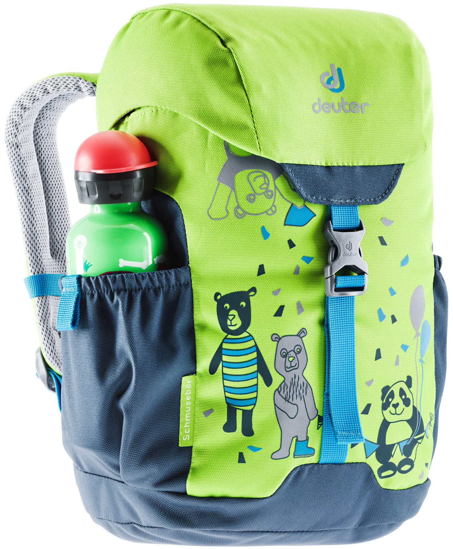Deuter Schmusebär Children's Backpack 32 centimeters 8 Green (Kiwi-Arctic)