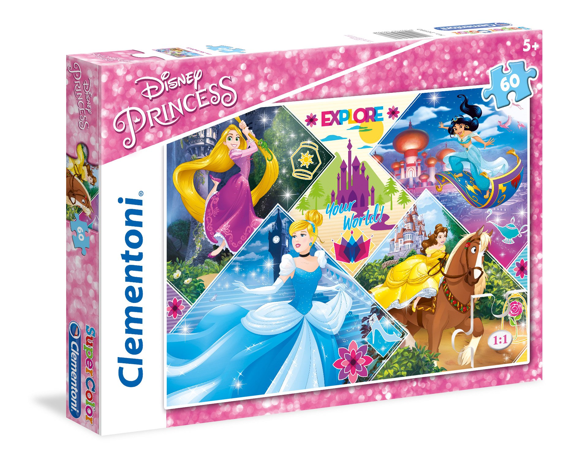 Clementoni 26980 Princess Puzzle (60 Pieces)