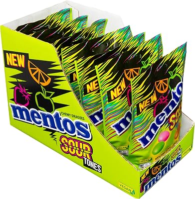 Sours Pouch, Caramelos Masticables Ácidos Sabores Varios, Pack 7 uds