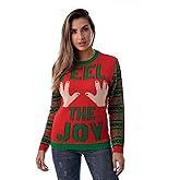 #followme Womens Ugly Christmas Sweater - Sweaters for Women