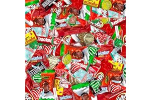 KATIE’S KANDY KORNER Christmas Stocking Stuffer Candy Bulk 5 Pounds, Approx. 250 Pieces, Assorted Individually Wrapped Candy And Chocolate Variety Pack With Gummies, Licorice Twists, Chocolate Drops And Peanut Butter Cups
