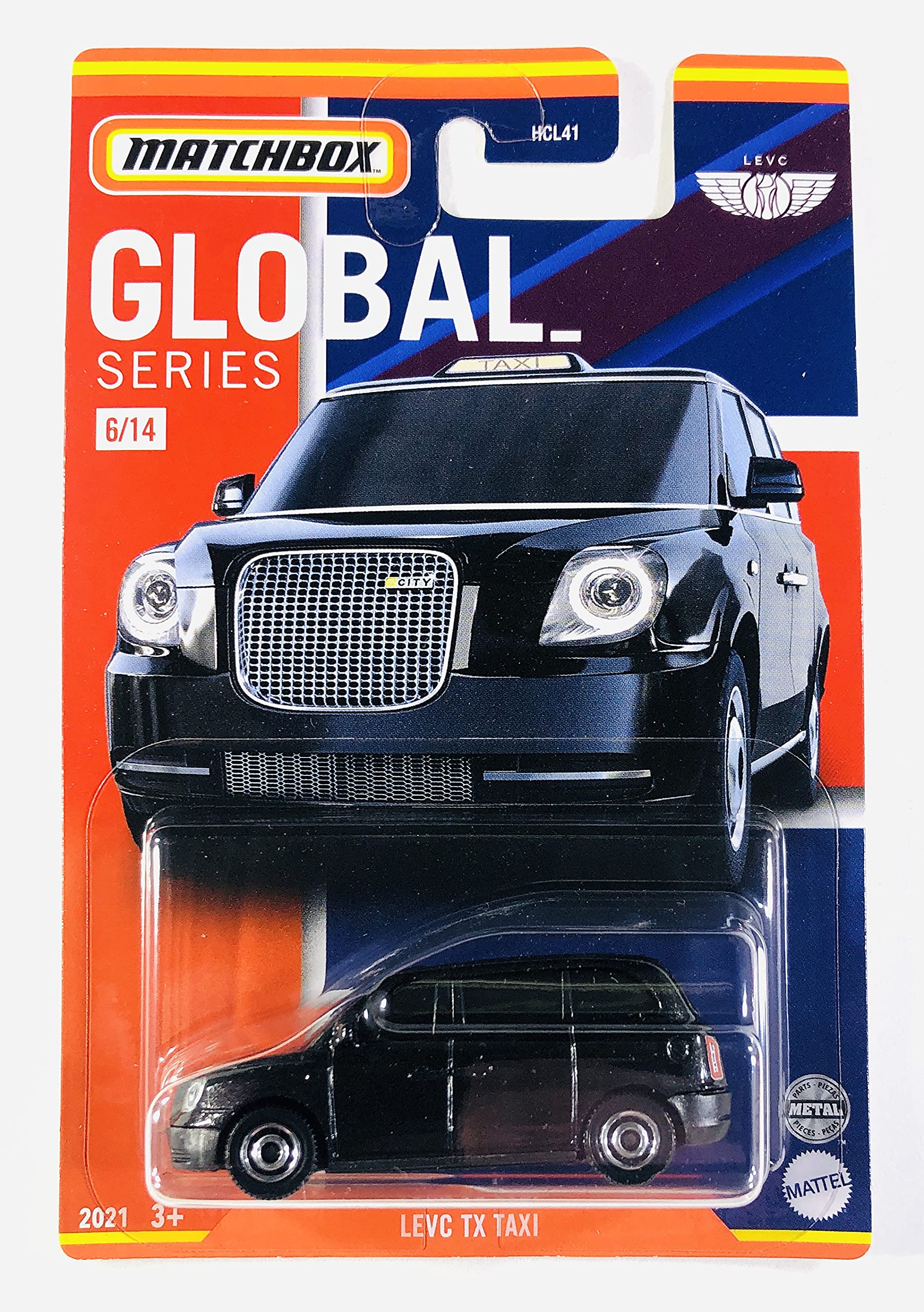 Matchbox - LEVC TX Taxi - Global Series - 6/14