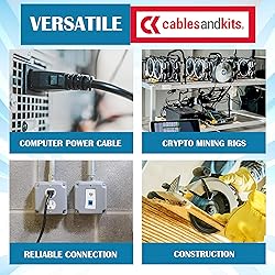 Cables and Kits - Heavy Duty AC Power Cord 6ft