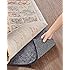 Veken Non Slip Cushioned Rug Pad Gripper 8 x 10 Ft, Felt and Silicone Backing, 1/4 inch Thick Carpet Liner for Hardwood Floor