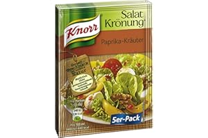 Knorr Salat Kronung Paprika-Krauter (Salad Herbs with Paprika), 5-Count Packets (Pack of 5)