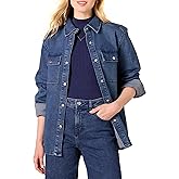Amazon Essentials (Demi's Pick) Women's Oversized-Fit Heavyweight Denim Shirt Jacket