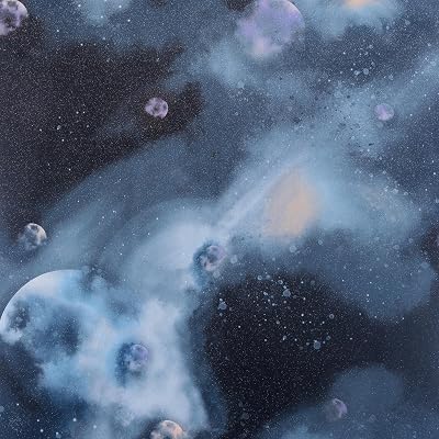 Arthouse Out of This World Navy Wallpaper