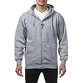 Pro Club Men's Heavyweight Full Zip Fleece Hoodie