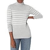 Amazon Essentials Women's Classic-Fit Lightweight Long-Sleeve Turtleneck Sweater (Available in Plus Size)