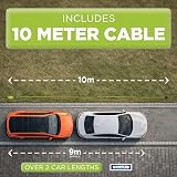 Status 10m Extension Lead IP54 Green Waterproof Outdoor Cable 13A Plug view 4