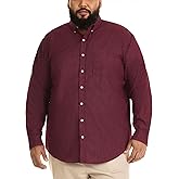 Van Heusen mens Wrinkle Free Poplin Long Sleeve Shirt
