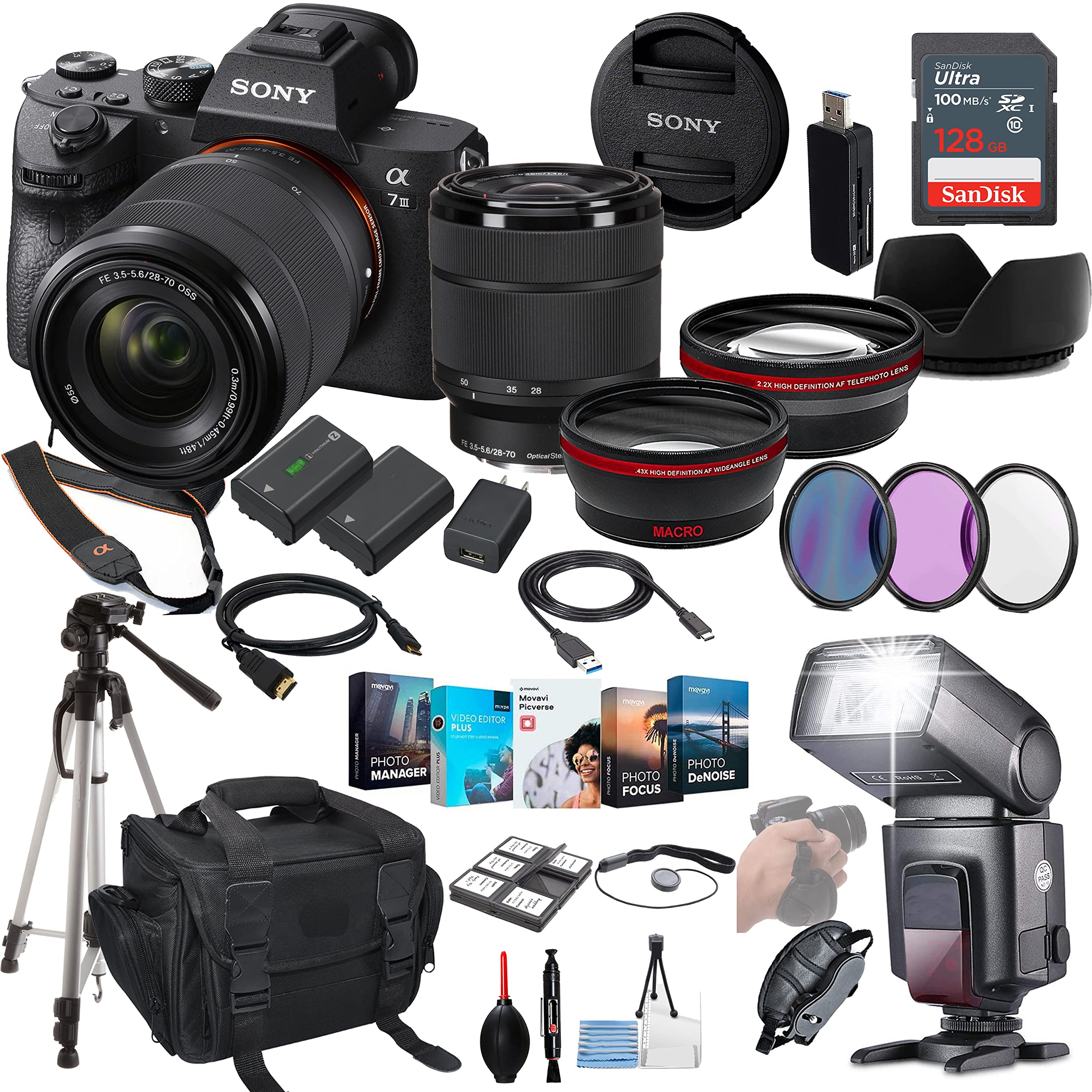 Sony a7 III Mirrorless Camera with 28-70mm Lens