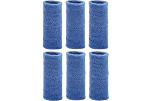 Unique Sports 6-Inch Long Wrist Towel Wristbands (6 Pack)