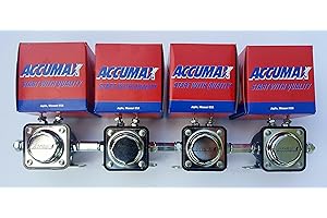 Accumax solenoids Set of 4 with Coupling Nuts Included Low Rider & More USA Made