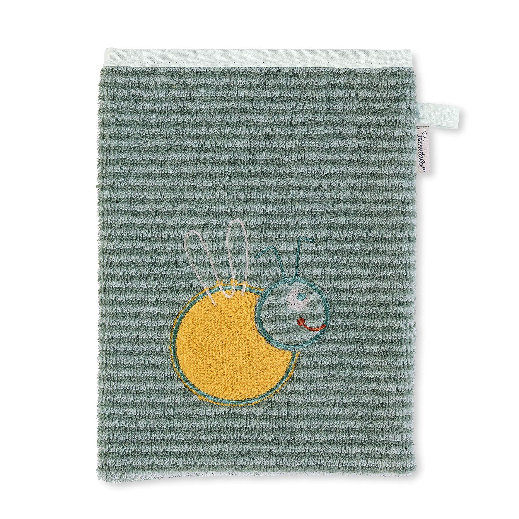 Sterntaler Ben Bear Wash Mitt Medium Green 21 x 15 cm
