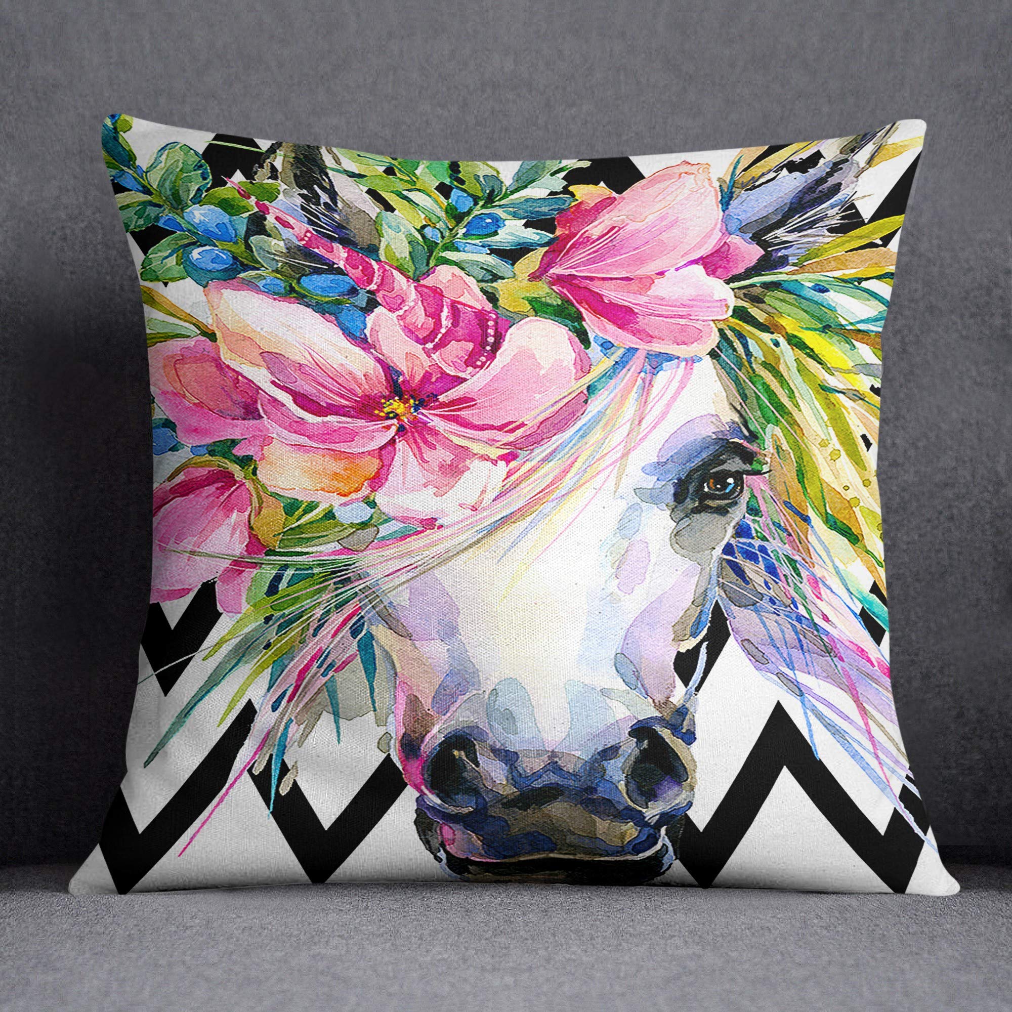Bonamaison Decorative Cushion Cover, Multi, 45x45