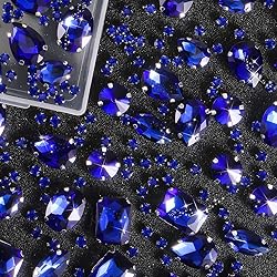 156 Pieces Sew on Rhinestones Claw Flatback Crystal