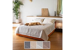 PAULATO BY GA.I.CO. Waterproof Blanket for Bed – King Absorbent Couch Cover for Intimacy – Machine Washable Stain-Resistant Pad for Large Sofa – Pets Cat & Dog Friendly Furniture Protector