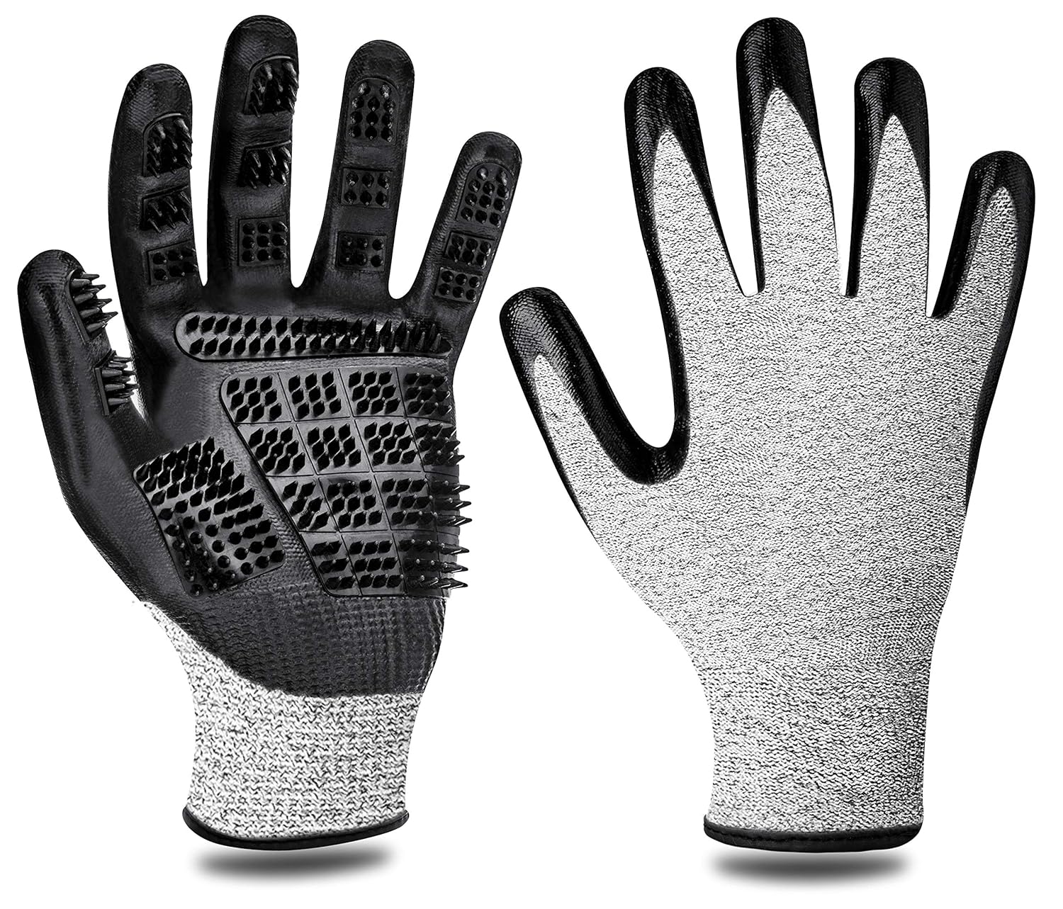 Fellpflege-Handschuh Für Katze & Hund - Wiederverwendbarer Haarentferner Für Möbel, Couch & Auto