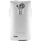 OtterBox Symmetry Case for LG G4 - Retail Packaging - White/Gunmetal Grey (Not Compatible with Leather LG G4)