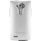 OtterBox Symmetry Case for LG G4 - Retail Packaging - White/Gunmetal Grey (Not Compatible with Leather LG G4)