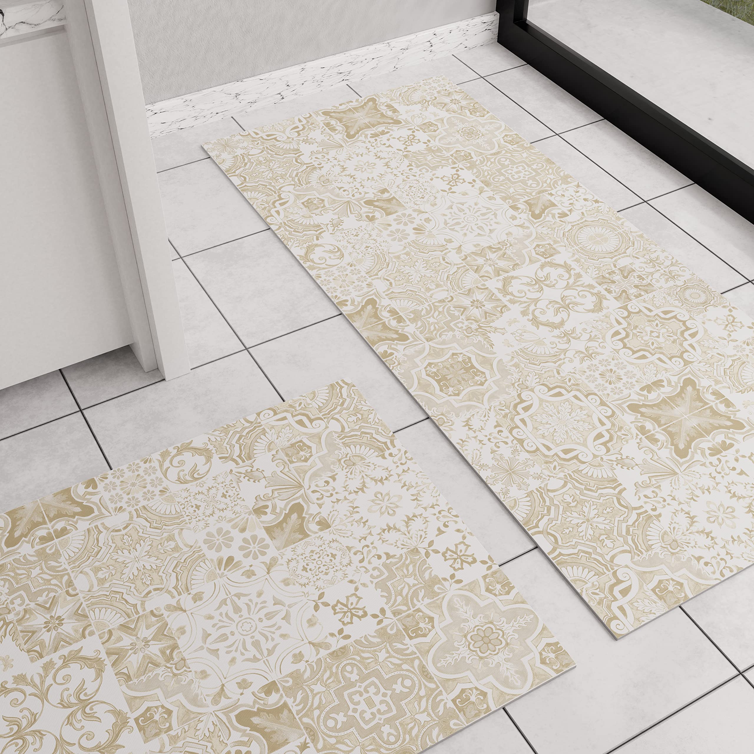 PETTI Artigiani Italiani-Kitchen Rug, Kitchen Rectangualr Rugs, Area Rug, 3D Print Pattern, 100% Made in Italy