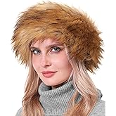 sy soul young Faux Fur Headband with Elastic for Women's Winter Earwarmer Earmuff