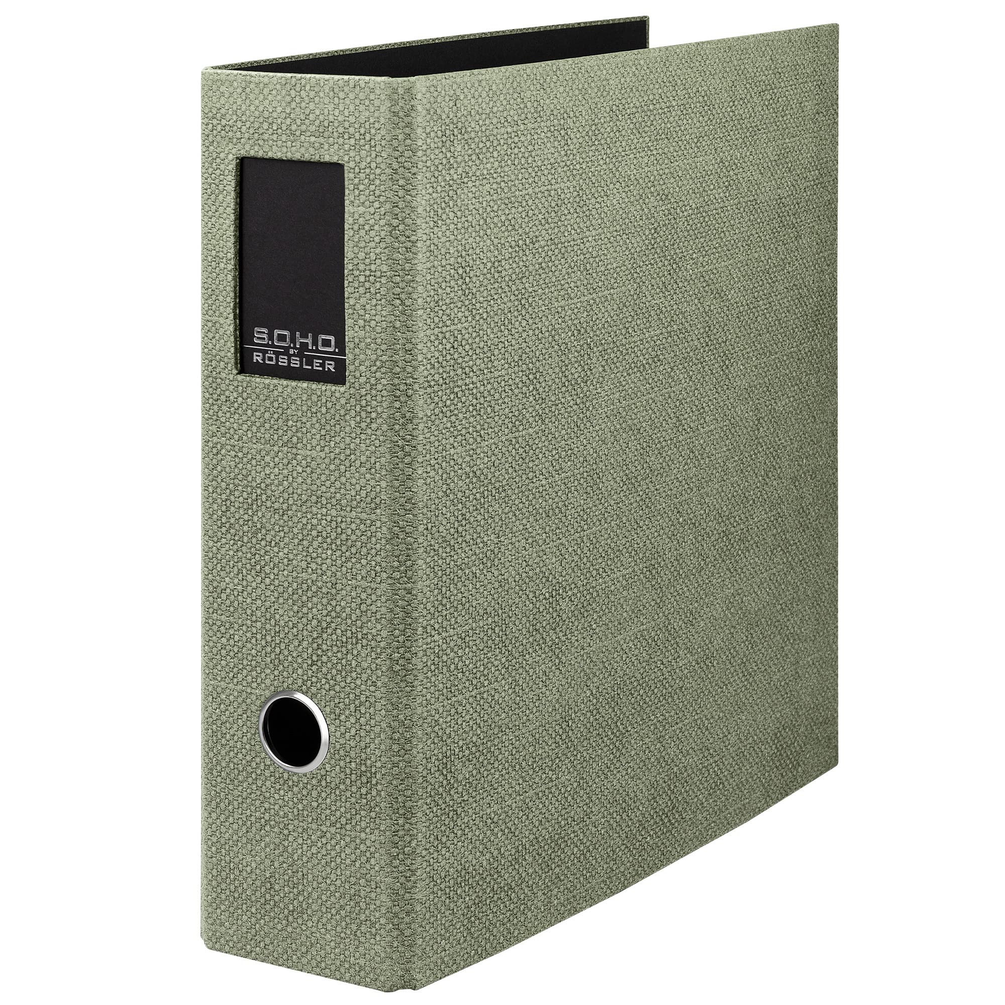 Rössler S.O.H.O. A4 Lever Arch File with Index Aperture Spine Width 85 mm Special Line Sage