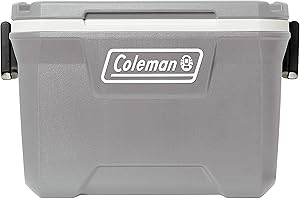 Coleman 316 Series Insulated Portable Cooler with Heavy Duty Handles, Leak-Proof Outdoor Hard Cooler Keeps Ice for up to 5 Da