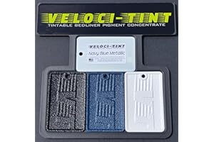 Veloci-Tint Raptor Liner Tintable Bedliner Pigment Concentrate 2oz Pouch 100+ Colors Available (Navy Blue Metallic)