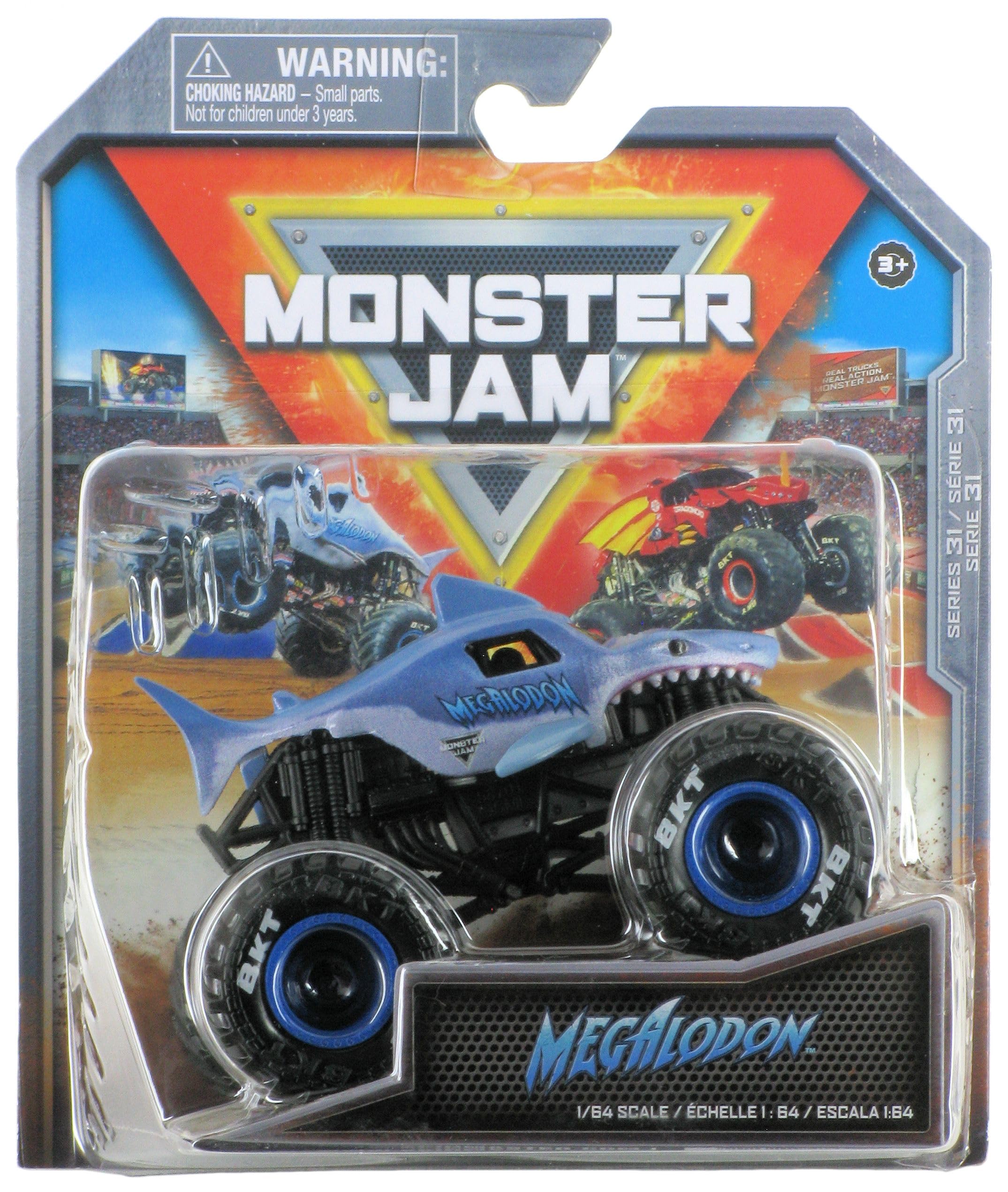 Monster Jam 2023 Spin Master 1:64 Diecast Truck Series 31 Legacy Trucks Megalodon