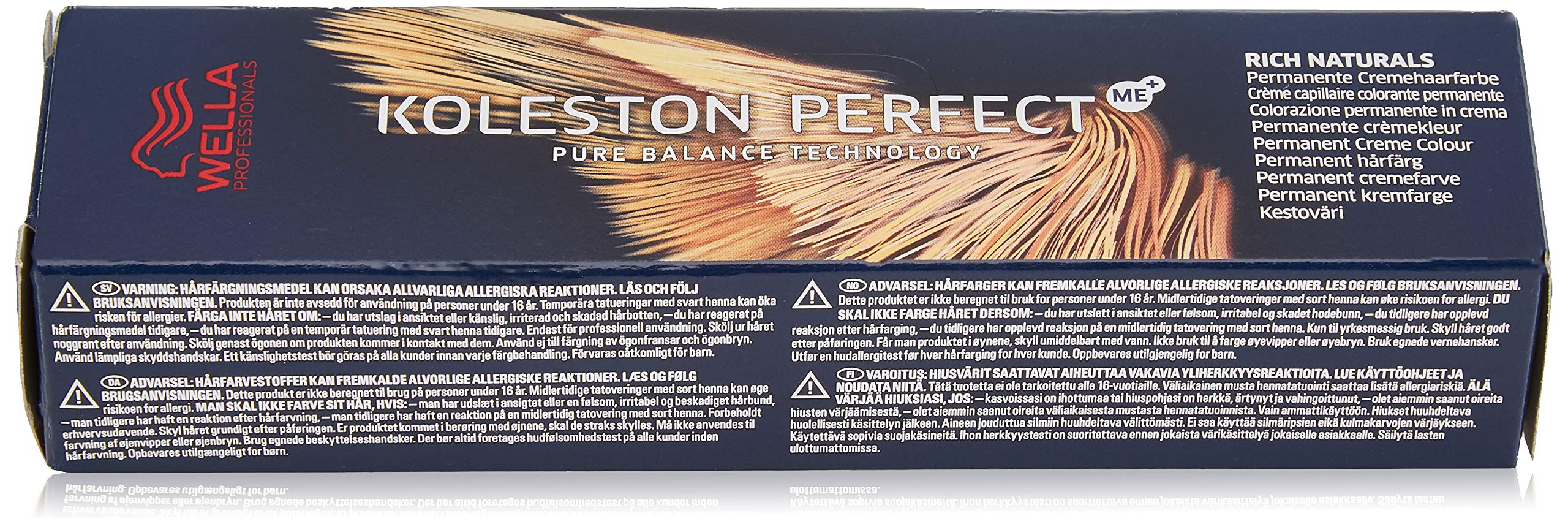 Wella Koleston Perfect MePlus Rich Naturals Permanent Hair Colour Cream, No. 6/1 Dark Blonde Ash, 60 ml