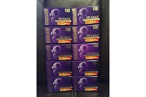 Maxell Hi-8 120 XR-Metal Professional Quality 60 Min. 8MM Camcorder Videotape 10 Pack
