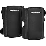 AmazonCommercial - P2DFT024-1 Over/under Knee Pads, 8.5 in, Black, 1 pair