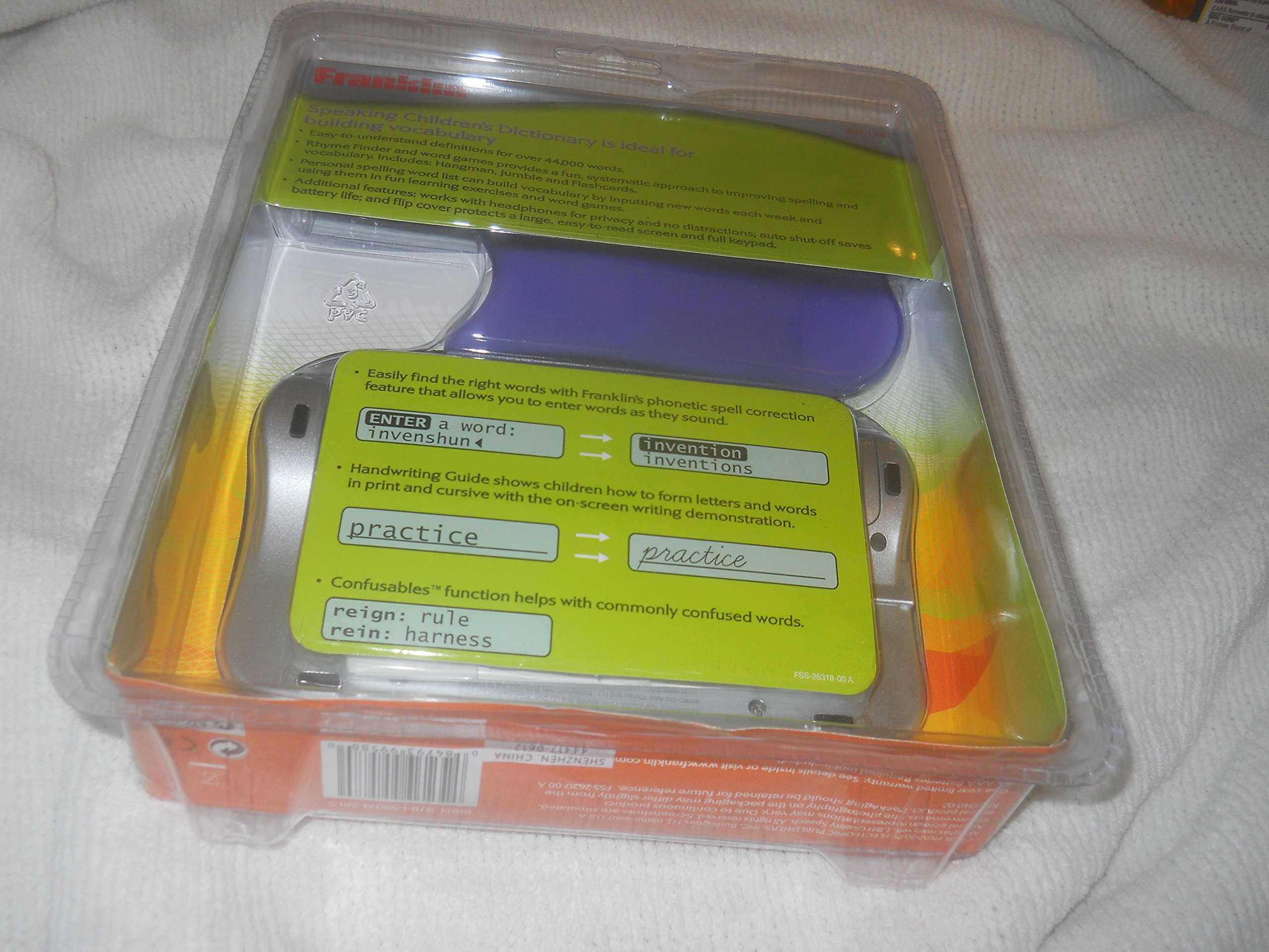 Franklin KID-1240 Children's Talking Dictionary and Spell Corrector