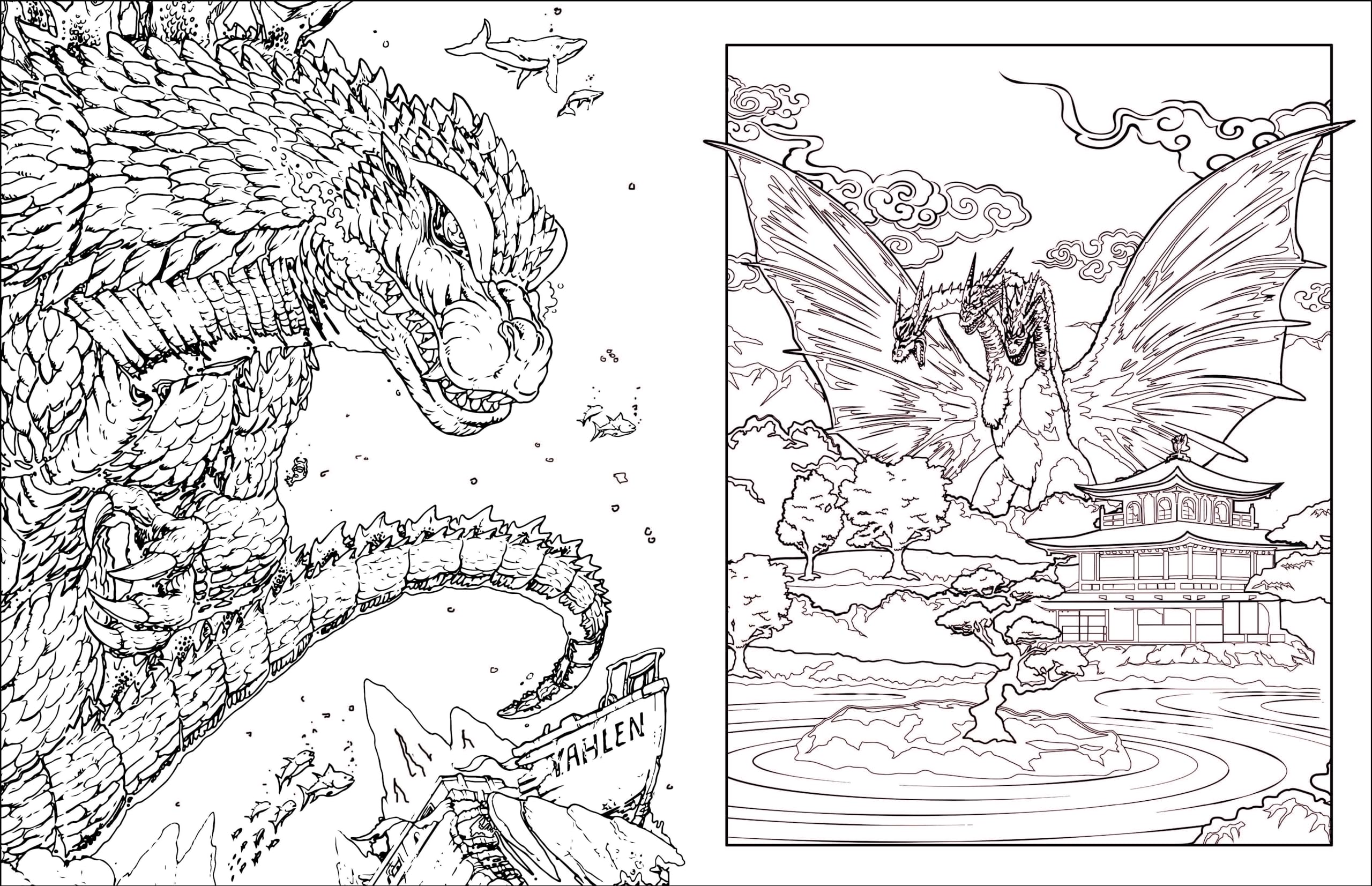 Godzilla: The Official Coloring Book